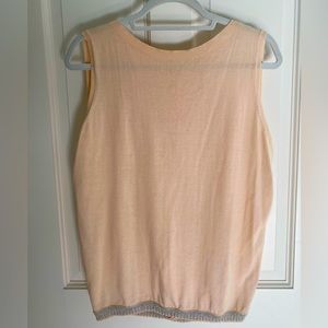 Just In Case Knitted Sleeveless Sweater Sz 40/S